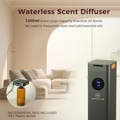 1500ml Waterless Diffuser for Home, 4500 Sq.Ft, WiFi & App Control