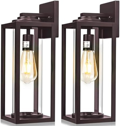 FILIYANO 16in Large Outdoor Wall Lights for House, Oil Rubbed Bronze,2 Pack