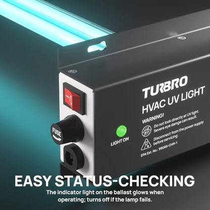 TURBRO 36W HVAC UV Light Kit for Ducted AC UV36P