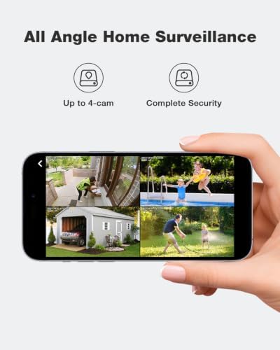 SEHMUA Solar Security Cameras Wireless Outdoor, No Subscription Required