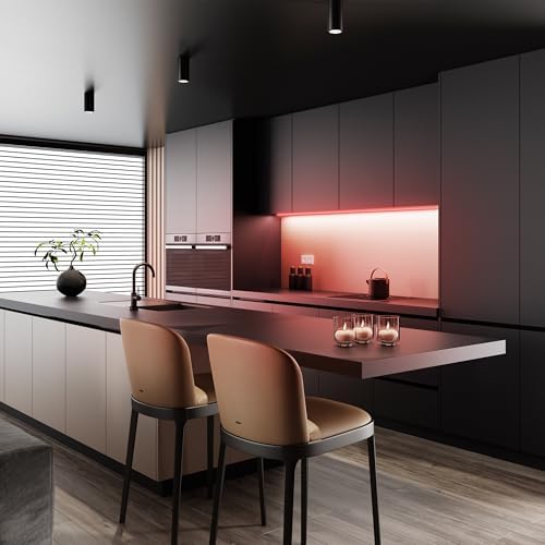 Feit Electric 10ft Color LED Tape Light, Dimmable, RGB Color with Remote Control, Cut-to-Fit Design, 5V USB-Powered Display Lighting, Indoor Use Only, 25,000-Hour Lifetime, TAPE120/RGB/USB