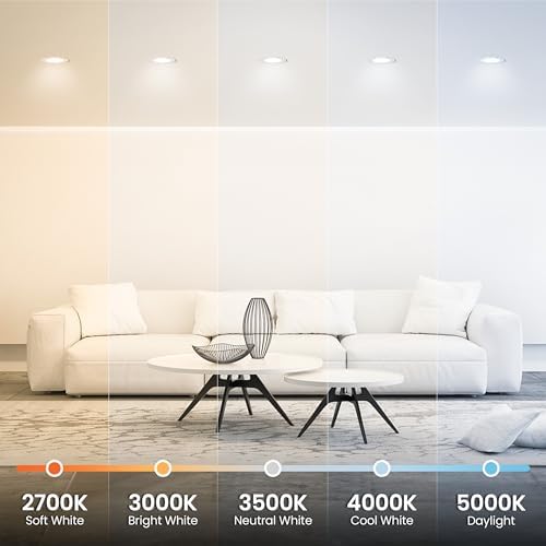 Feit Electric 4in Canless Recessed LED Downlight, 5CCT, 50W Eq
