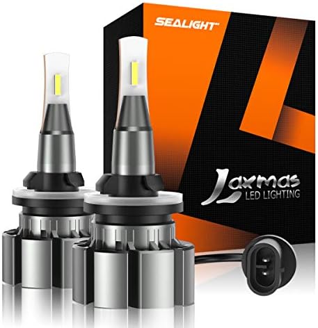 SEALIGHT 880 LED Fog Light Bulbs or DRL, 6000K White, Over 50000 Hours Lifespan, 885 893 899 Fog Lights, Super Bright Fog Light Bulb, Can-bus Error Free, Plug and Play, 360-degree Illumination