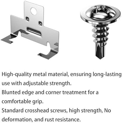 ROOWINTOO Recessed Light Clips for retrofitting, Downlight Clips with Torsion Springs - 50 Pack (25 Pairs)