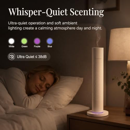 Waterless Essential Oil Diffuser with 5 Oils Starter Kit, Cold Air