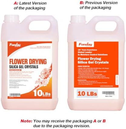 10LBS Fonday Silica Gel Flower Drying Crystals for Bouquet Preservation
