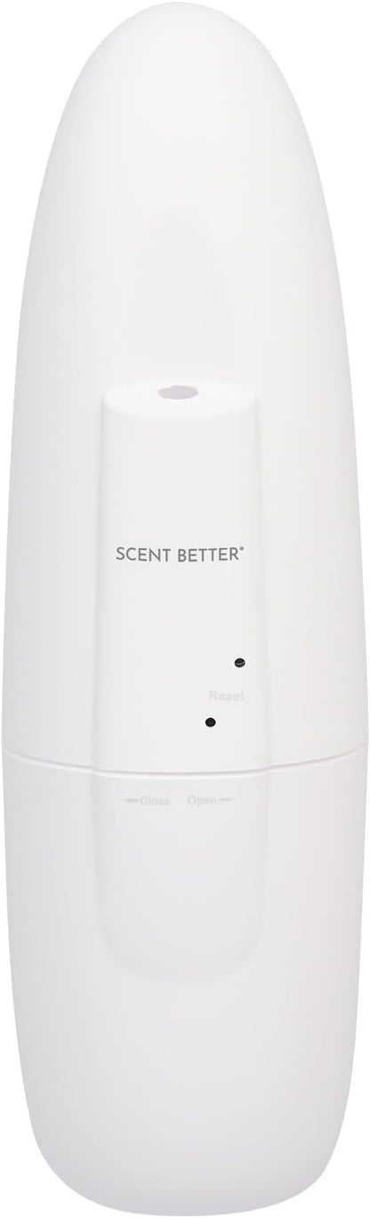Scent Better Plug in Essential Oil Waterless Diffuser for Home, Hotel, Spa, Office with 500 sq ft Coverage - Includes Free Linen Breeze (White)