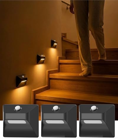 Motion Sensor Stair Lights, 365-Day Battery Life