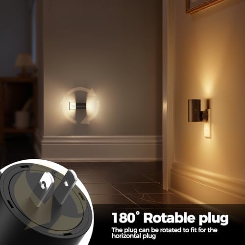 Briignite Night Lights Plug into Wall, 5CCT LED Night Light Plug in