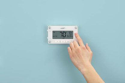 Orbit Clear Comfort Programmable Thermostat, Large Display, White - 83521 | Programmable Thermostat with Large Easy-to-Read Display for Simple Home Climate Control & Energy Savings