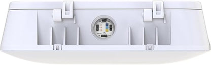 Lithonia Lighting 10" Square Canopy LED Outdoor Ceiling Light, Dusk-to-Dawn Photocell and Motion Sensor Outdoor Lights, Adjustable Brightness and Switchable Color Temperature, Wet Rated, White