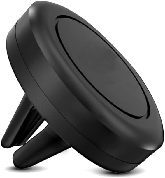 MAXBOOSTPOWER Universal Smartphone Holder - Air Vent Magnetic Car Mount (4 Pack Black) Compatible with iPhone 12/13/14/15/16 & Galaxy LG Android Cell Phone