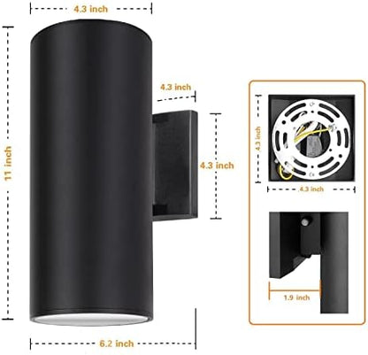 Dusk to Dawn Outdoor Wall Light, Waterproof Exterior Lighting