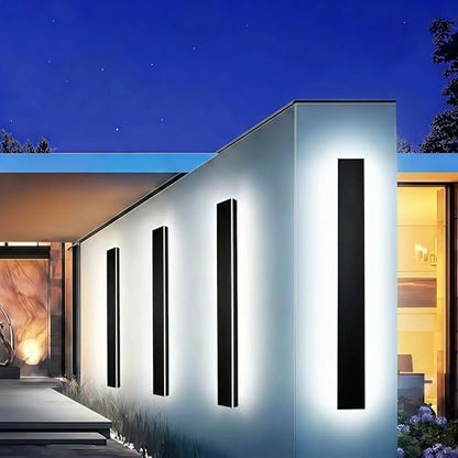 4.33In Wide Modern Outdoor Wall Light for Garage,Dimmable LED Sconce