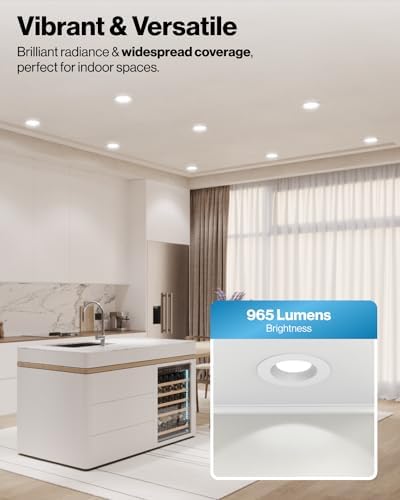 Sunco 48 Pack 6 Inch Retrofit LED Recessed Can Lights, 5CCT, 13W=75W
