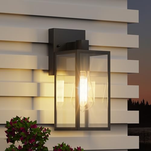 WIHTU Exterior Lighting Fixture Wall Mount, Outdoor Porch Light Wall Sconce