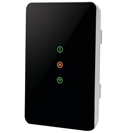 SunTouch Sunstat Relay R4, Connects to All SunTouch Thermostats, Control Panel for Larger Electric Floor Heating Systems, Built-in 15-Amp Relay Controls Up to 150 sq ft at 120V or 300 sq ft at 240V