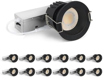 Adetu 12 Pack 2 Inch 5CCT Anti-Glare LED Downlight, Recessed Ceiling Light