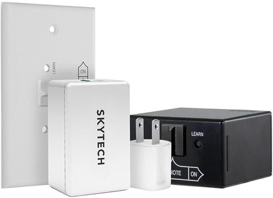 Skytech 8001 ON/Off Fireplace Remote Control, Voice Activated Smart Home Compatible (Complete Kit)