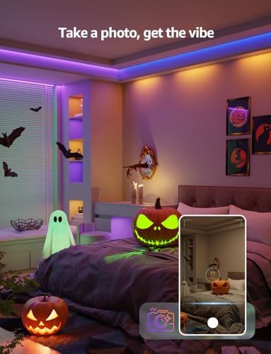 Lepro SE1 AI Smart LED Strip Lights 32.8FT RGB WiFi Bluetooth Lights