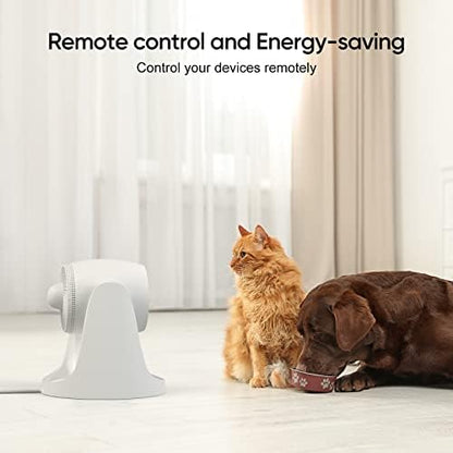 Onvis Matter Over Thread Smart Plug, Smart Mini Outlet, Works with Apple Home, Alexa & Google Home, 15A/1800W （1Pack）