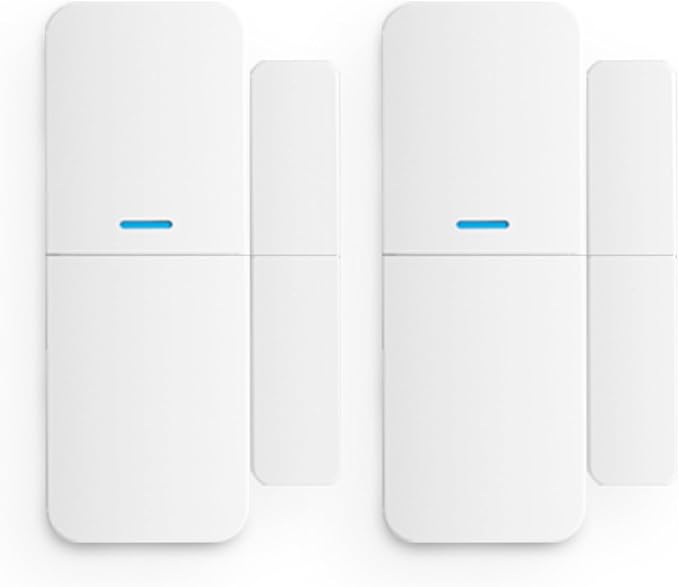 Door and Window Sensor 2 Pack - Window & Door Protection, Sends Alerts, Triggers Siren, Indoor Use Only - Hub Required