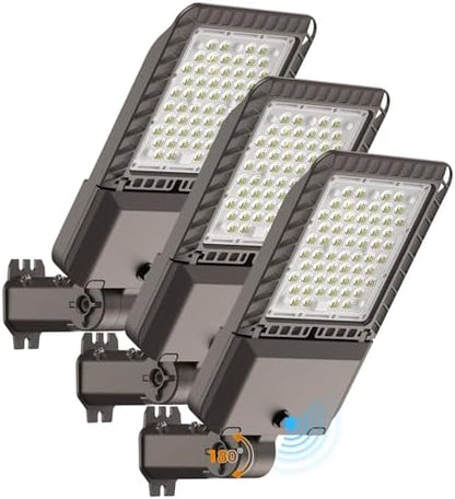 AIKVSXER 180W LED Parking Lot Light 45000LM Outdoor Street Lights 3 Pack