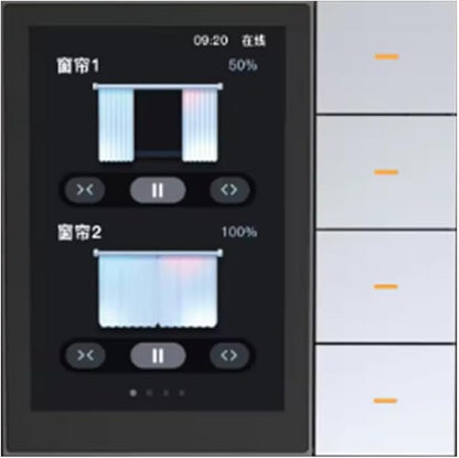 Tuya Smart Central Control Panel ZigBee Wall Switch Home Automation Wireless Lighting Control System F3-Pro