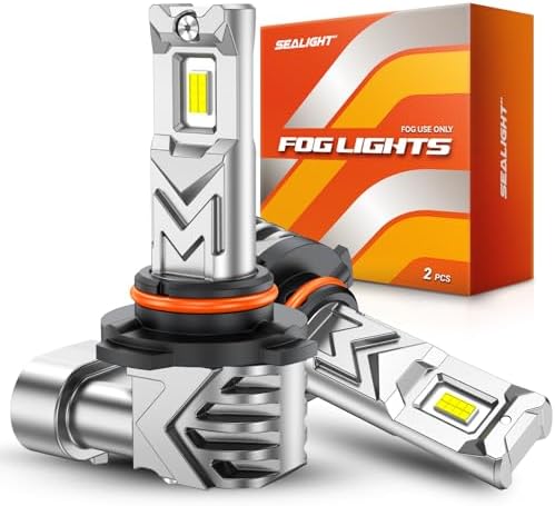 SEALIGHT H10 LED Fog Light Bulbs, 9145/9140, 17000LM 6500K White