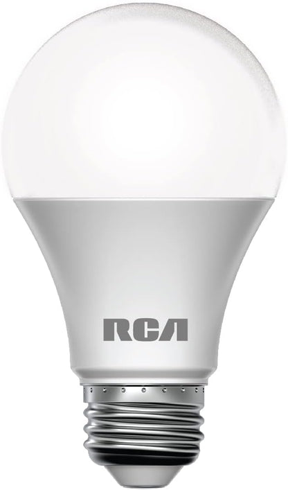 RCA Smart Light Bulbs, WiFi LED Light Bulb, Dimmable LED Lights, Dimmable 800 Lumens 10W (60W EQ A19), Compatible with Alexa and Google, Control from Anywhere with Smartphone, 2700K Soft White, 2-PK
