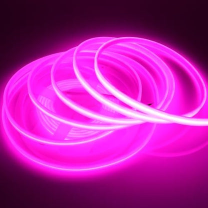 LEDENET COB LED Strip Lights Waterproof IP67 DC12V 16.4ft/5m 480LEDs/m Pink
