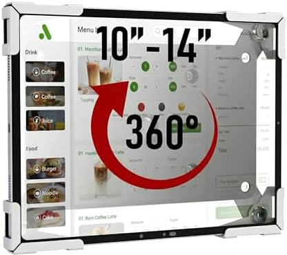 Tablet Wall Mount, Metal Enclosure iPad Holder for Retail POS & Smart Home