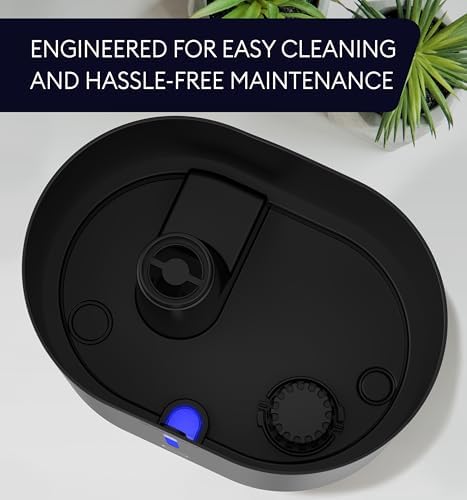 GENIANI Ultrasonic Cool Mist Humidifier for Bedroom, Large Rooms, Home, 4L - Easy Fill & Clean Humidifier for Plants w/Auto Shut-off, 40H Runtime - Quiet, Top Fill Air Humidifier & Vaporizer for Baby