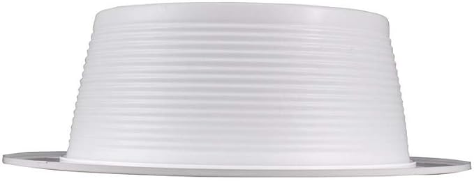 NICOR Lighting 6 inch White Recessed Baffle Trim, Fits 6 inch Housings (17510)