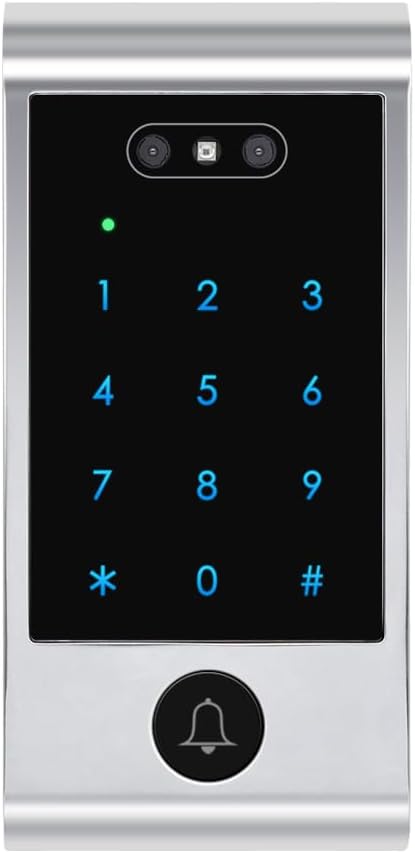 WiFi Remote Add Delete User Biometric Face Recognition Card Password Metal Waterproof Keypad Controller 600lbs Magnetic Lock Push Exit Button Smart Phone App Remote ADD/Delete User