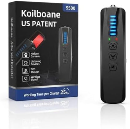 6-in-1 Hidden Camera Detector,Anti-Spy Camera Finder,RF & GPS Detector