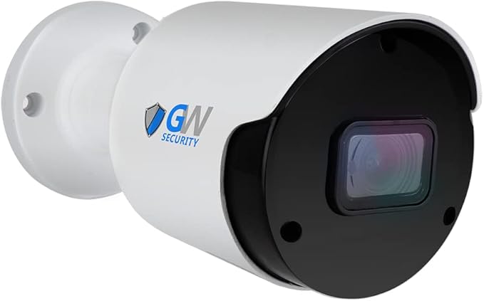 GW Security 12MP 4000x3000p Outdoor/Indoor PoE IP Microphone Bullet Security Camera (GW12537MIC)