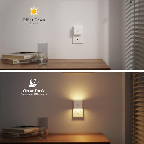 JandCase Motion Sensor Night Light, Night Lights Plug into Wall