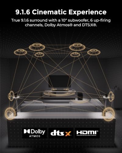 ULTIMEA Skywave X100 9.1.6 THX-Tuned Wireless Home Theater System