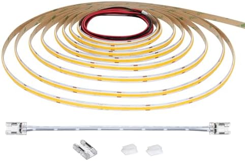 Armacost Lighting RibbonFlex Pro 24V White COB LED Strip Light Tape 3000K, 315 Lumens/Ft, 10M 172250