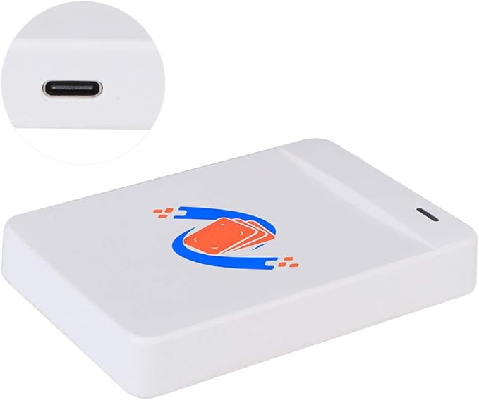 Sonew NFC Card Duplicator ID/IC Card 125KHZ/13.56MHZ Full Encryption Decoding Duplicator Type‑C Interface for Door/Elevator Access System