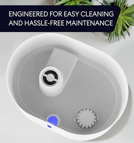 GENIANI Ultrasonic Cool Mist Humidifier for Bedroom, Large Rooms, Home, 4L - Easy Fill & Clean Humidifier for Plants w/Auto Shut-off, 40H Runtime - Quiet, Top Fill Air Humidifier