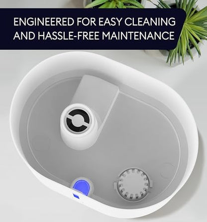 GENIANI Ultrasonic Cool Mist Humidifier for Bedroom, Large Rooms, Home, 4L - Easy Fill & Clean Humidifier for Plants w/Auto Shut-off, 40H Runtime - Quiet, Top Fill Air Humidifier