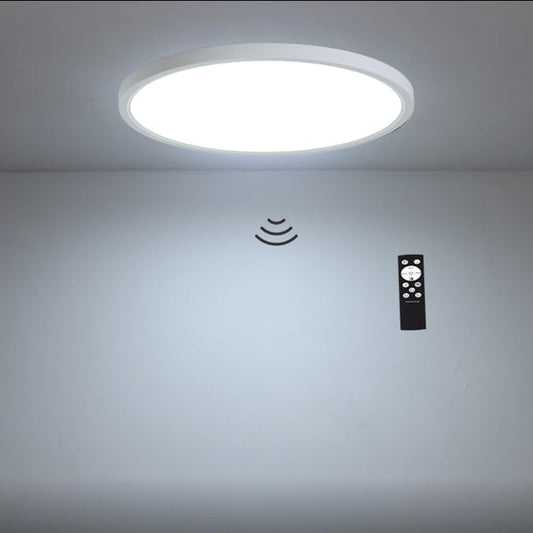 9 Inch Motion Sensor LED Ceiling Light, White
