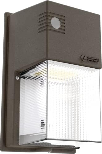 Lithonia Lighting 7" Mini LED Wall Pack Outdoor Light Dusk to Dawn
