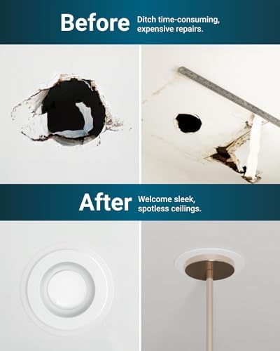 Sunco 12 Pack 4 Inch Recessed Light Goof Ring, Ultra Thin, White