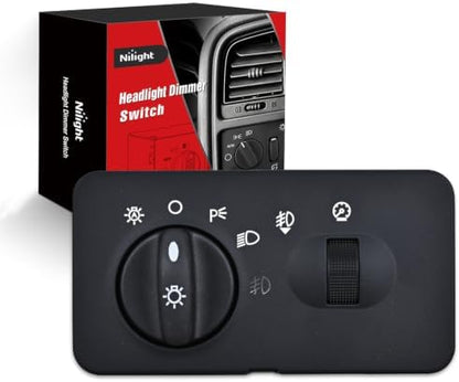 Nilight Headlight Dimmer Switch Compatible with 2002 Ford F250 Super Duty