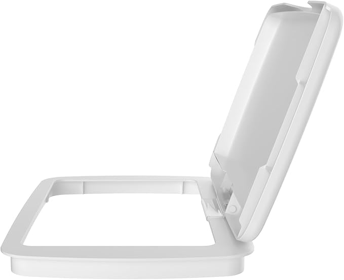 Rev-A-Shelf 32 Qt Under Sink Garbage Can Lid for Base Kitchen and Bathroom Cabinet, Replacement Plastic Trash Bin Lid Only, White, RV-32-LID-1-40