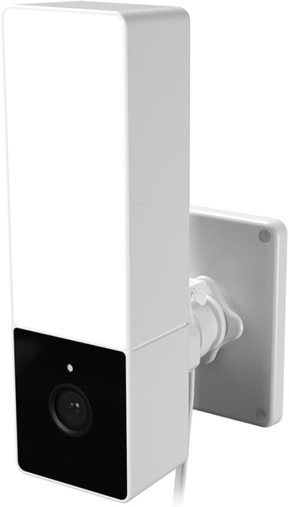 NEXXT Smart Wi-Fi Mini 1000 Lumen Floodlight Camera - 2K HD Video, Motion Detection, Instant Alerts, 90dB Alarm, 24/7 Recording, IP65 Weatherproof for Outdoor Security