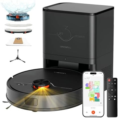 Robot Vacuum and Mop 7000Pa LiDAR Self-Empty Station